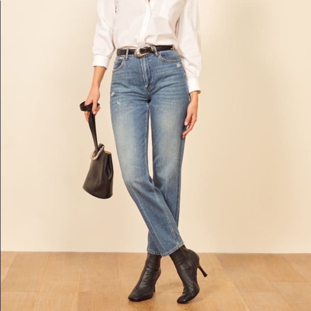 reformation brooklyn relaxed tapered jean